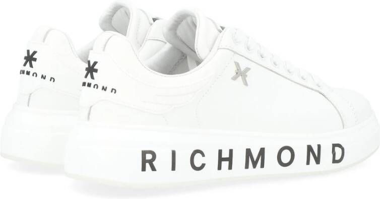 Richmond Wit leren sneaker 22204 White Heren