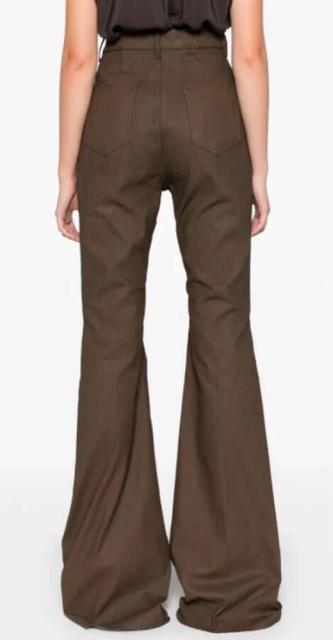 Rick Owens Denim Bootcut Broek Bolan Bean
