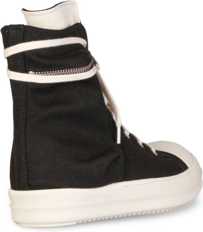 Rick Owens Denim Cargo Sneakers