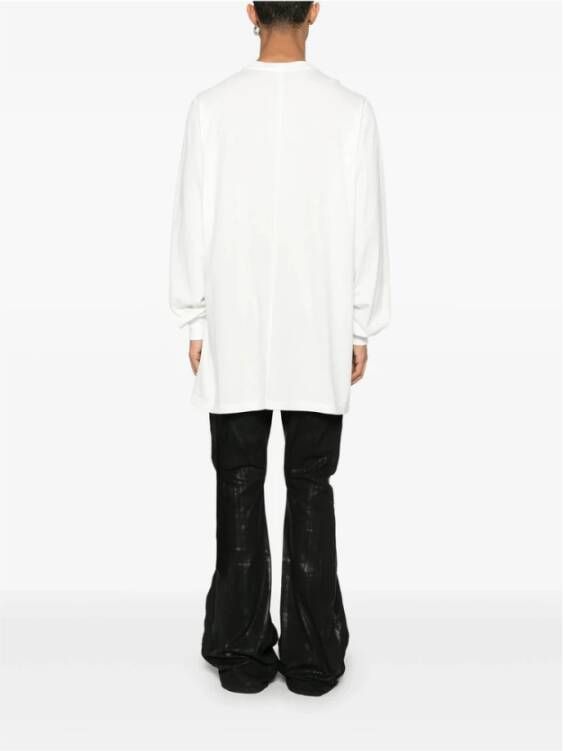 Rick Owens Donkere Schaduw Slogan Print T-shirt
