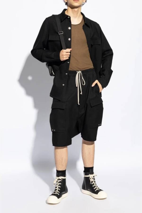 Rick Owens Enkelhoge 'Loo Sneakers' Black Heren