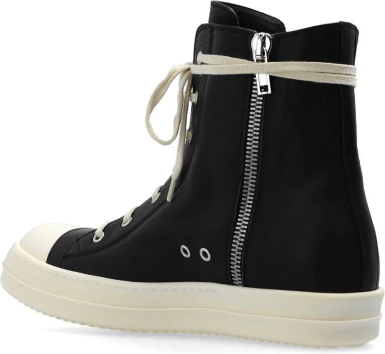 Rick Owens Enkelhoge 'Loo Sneakers' Black Heren
