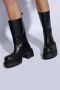 Rick Owens Hakken leren laarzen Black Heren - Thumbnail 7