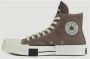 Converse Grijze Laceless Hi-Top Sneakers Grijs Dames - Thumbnail 6