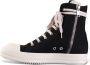 Rick Owens Hoge Denim Sneakers Black Heren - Thumbnail 2
