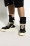 Rick Owens Zwarte Leren Sneakers Luxe Stijl Black Heren - Thumbnail 5