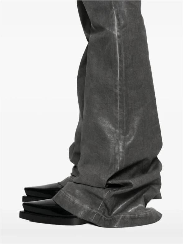 Rick Owens Hoge taille Overdyed Jeans Bootcut Italië