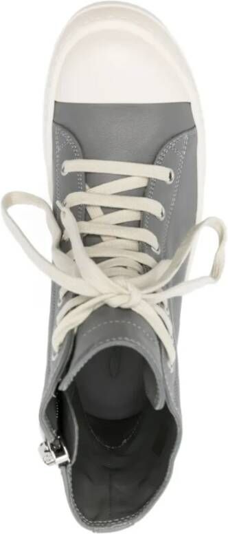 Rick Owens Indigo Gewassen Sneakers