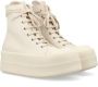 Rick Owens Jumbo Lace Puffer High Top Sneakers Beige Dames - Thumbnail 2