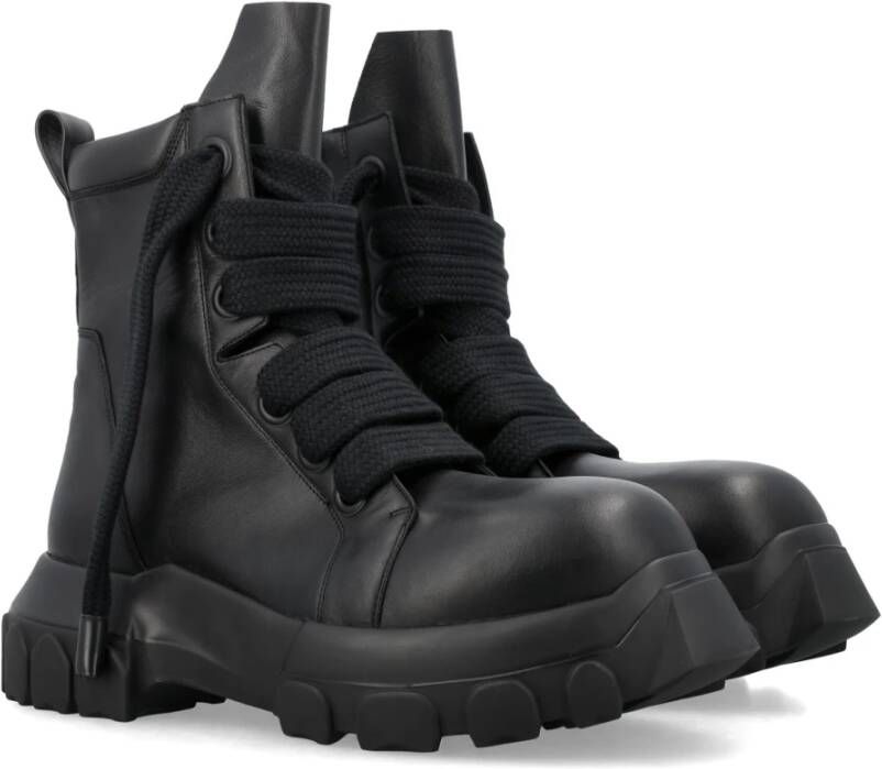 Rick Owens Lace-up Boots Black Heren