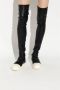 Rick Owens Leren over-de-knie laarzen Black Dames - Thumbnail 2