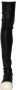 Rick Owens Leren over-de-knie laarzen Black Dames - Thumbnail 6