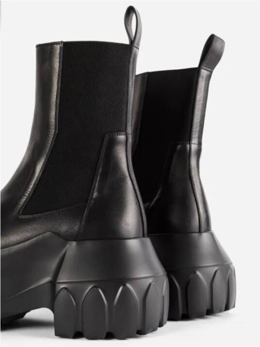 Rick Owens Mega Tractor leren laarzen