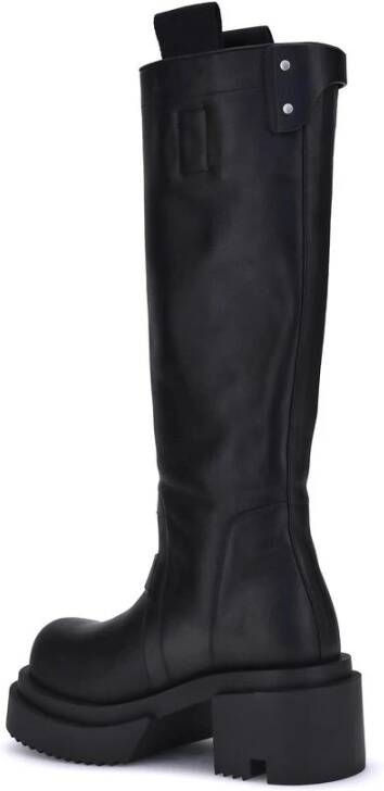 Rick Owens Plateau laarzen met knoopsgat en metalen afwerking