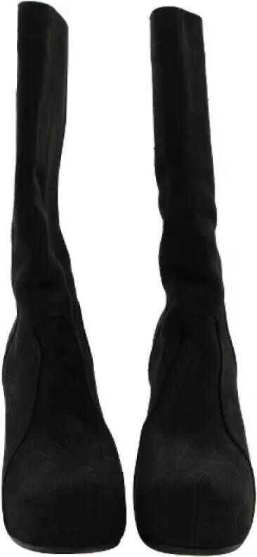 Rick Owens Pre-owned Suede boots Black Dames