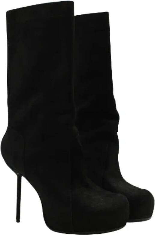Rick Owens Pre-owned Suede boots Black Dames