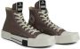 Converse Grijze Laceless Hi-Top Sneakers Grijs - Thumbnail 2