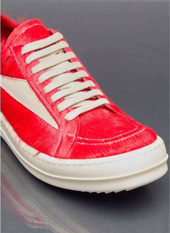 Rick Owens Sneakers Red Dames