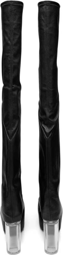 Rick Owens Taco Kiss Leren Laarzen