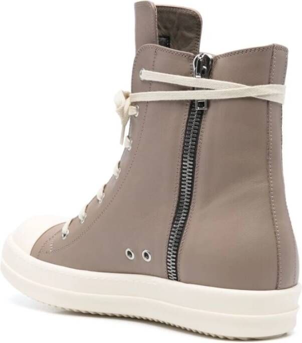 Rick Owens Taupe Bruine Veterschoenen Brown Heren