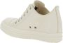 Rick Owens Witte lage leren sneakers White Dames - Thumbnail 3