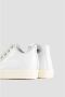 Rick Owens Witte Leren Lage Sneakers - Thumbnail 2