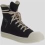 Rick Owens Zwarte Canvas High-Top Sneakers Multicolor Heren - Thumbnail 2