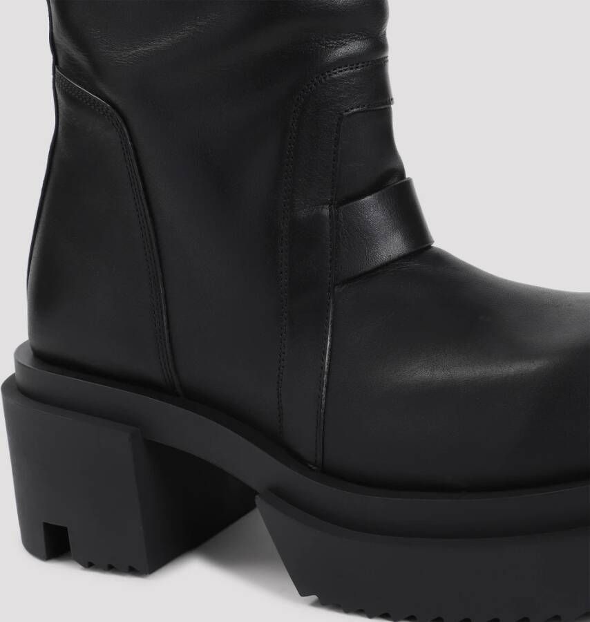Rick Owens Zwarte enkellaarzen voor vrouwen