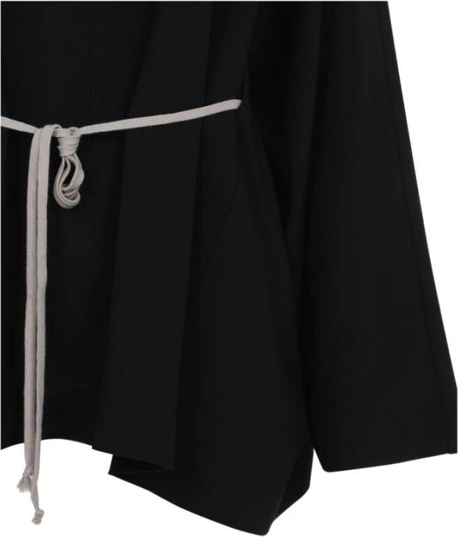 Rick Owens Zwarte Slouchy Hood Sweater