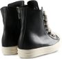 Rick Owens Zwarte Veterschoenen met Zijrits - Thumbnail 2