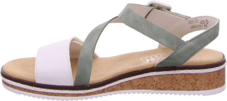 Rieker Alabama Witte Casual Schoenen