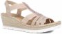 Rieker Altrosa Roze Platte Sandalen Pink Dames - Thumbnail 5