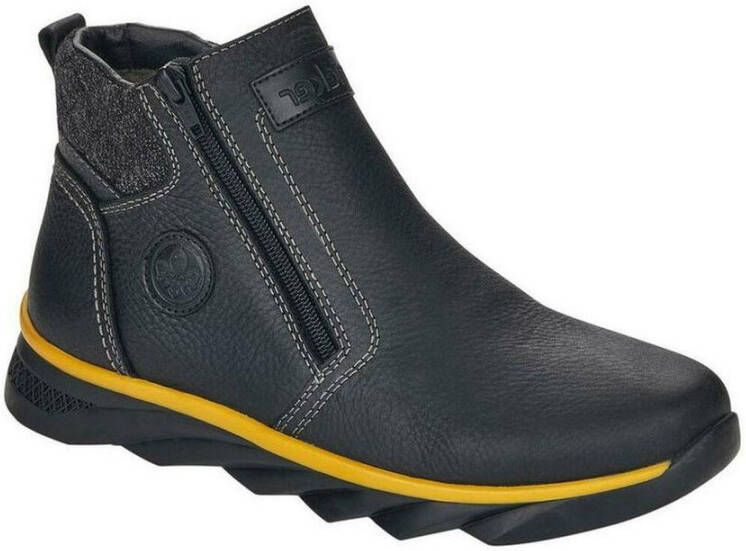 Rieker Zwarte Casual Gesloten Booties Black Heren - Foto 2