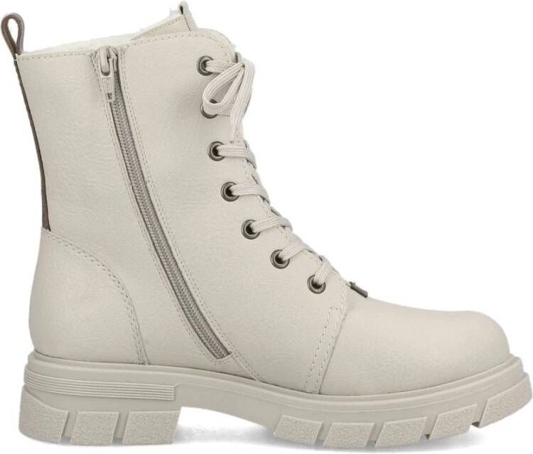 Rieker Beige Casual Closed Booties Vrouwen Beige Dames