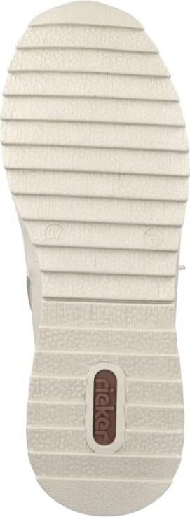 Rieker Beige Casual Enkellaarsjes voor dames Beige Dames