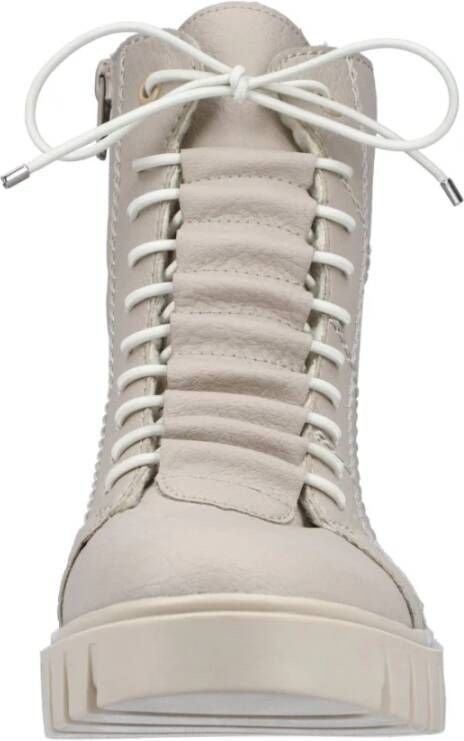 Rieker Beige Casual Enkellaarsjes voor dames Beige Dames