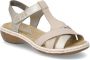 Rieker Beige Casual Platte Sandalen Vrouwen Multicolor Dames - Thumbnail 3