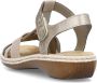 Rieker Beige Casual Platte Sandalen Vrouwen Multicolor Dames - Thumbnail 4