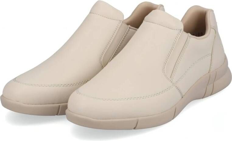 Rieker Beige Leren Sneakers