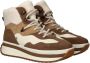 Rieker Beige Platform Veterschoenen voor Dames Multicolor Dames - Thumbnail 5