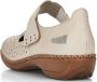Rieker -Dames off-white-crÈme-ivoorkleur ballerina's & mocassins - Thumbnail 13