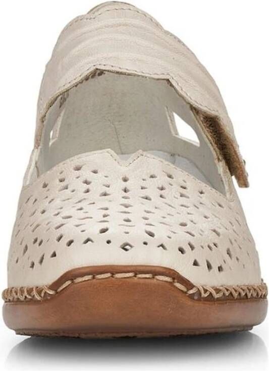 Rieker Beige Sneakers voor Vrouwen Beige Dames