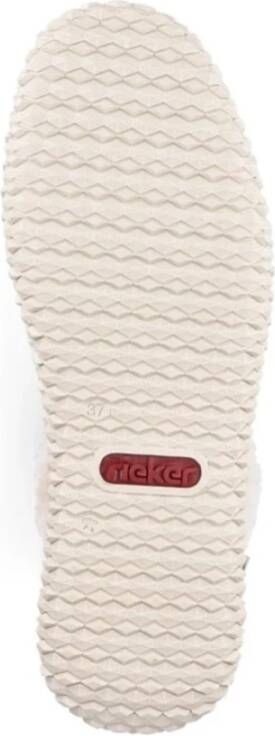Rieker Beige Winter Enkellaarsjes