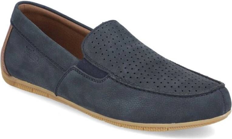 Rieker Blauwe Klassieke Gesloten Mocassins Loafers Blue Heren