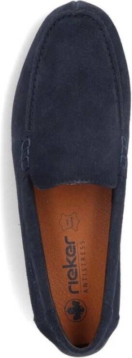 Rieker Blauwe Klassieke Loafers Blue Heren