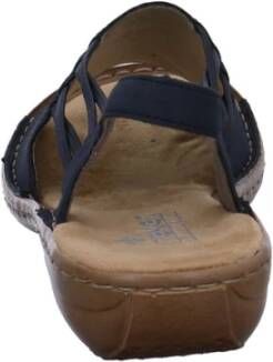 Rieker Blauwe Sandalen Regina 608