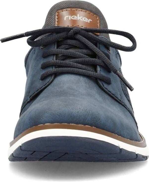 Rieker Blauwe Sneakers voor Mannen Multicolor Heren