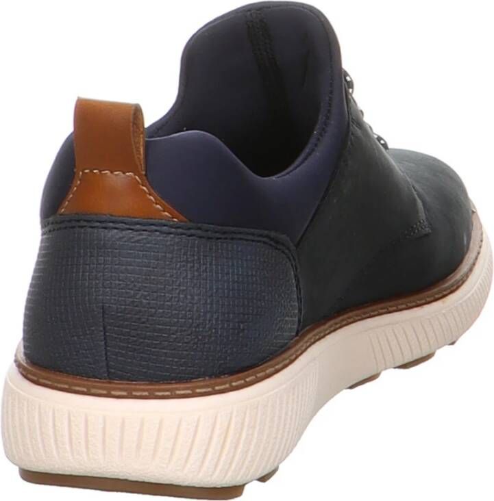 Rieker Blauwe Veterschoen Blue Heren
