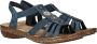 Rieker Sandalen zomerschoen sandaal sleehak met decoratieve parels - Thumbnail 10