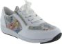 Rieker Comfortabele witte sneaker met leuk print Multicolor Dames - Thumbnail 11